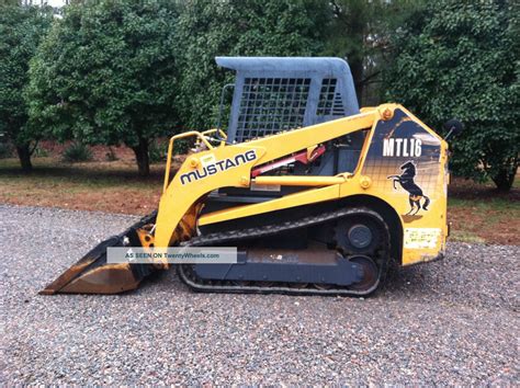 mustang mtl16 track skid steer|MUSTANG MTL16 Skid Steers Auction Results.